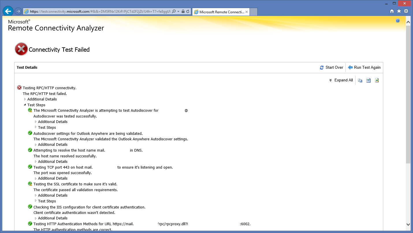 Outlook RPC/HTTP impossible with Apache Reverse Proxy